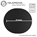 LauKingdom Round BBQ Grill Mats, 15 inch Set of 5 Non-stick Reusable Easy-clean Grilling Mat