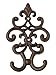 Comfify Cast Iron Vintage Double Wall Hook | Decorative Wall Mounted Coat Hanger | 7.75