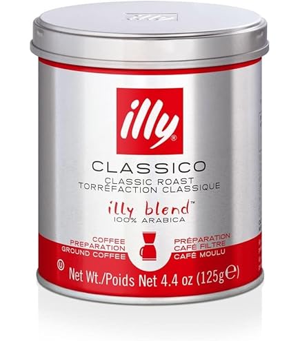 Amazon.com : illy Intenso Espresso Ground Coffee, Dark Roast