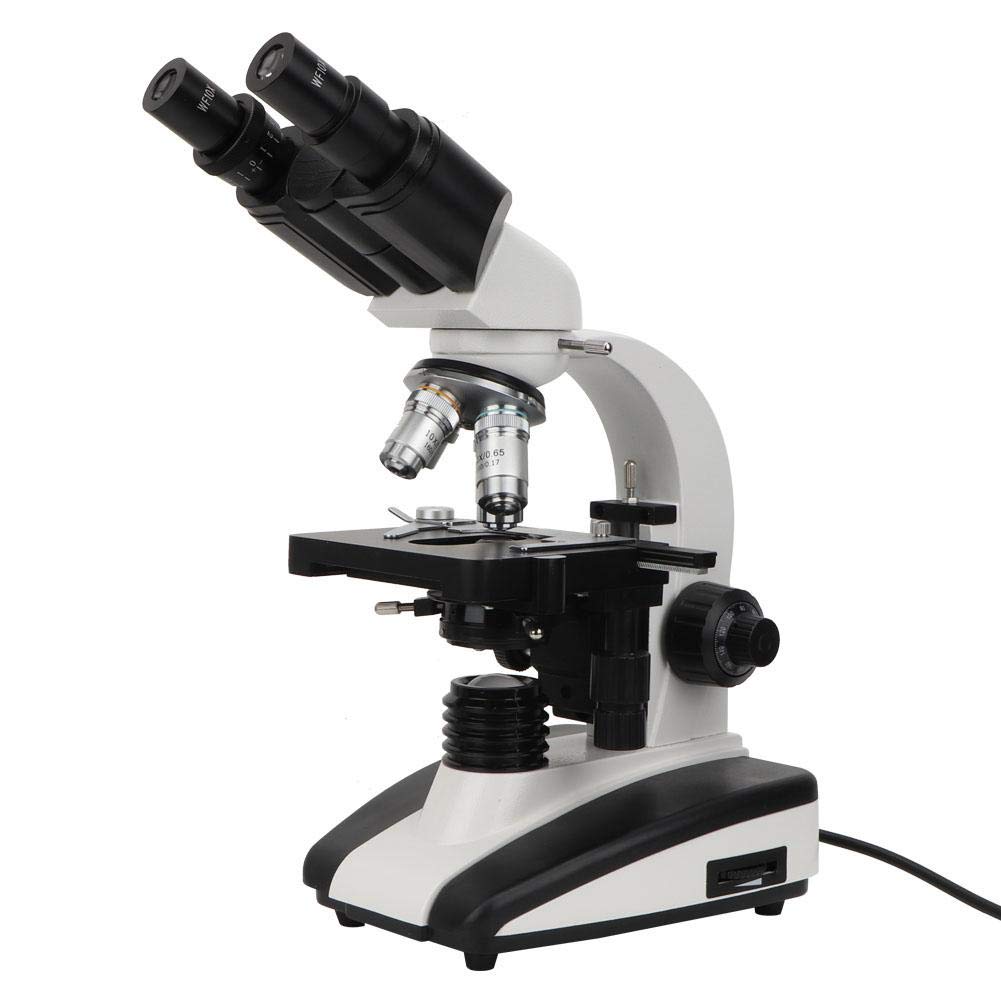 Microscopio binocular, microscopio compuesto biológico 40X1600X