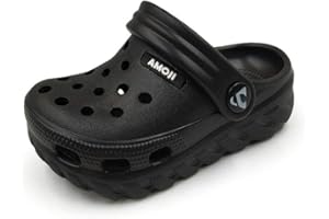 AMOJI Kid Garden Clog Toddler Slip On Sandals Shoes Indoor Outdoor Slipper