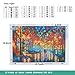 SWEETHOMEDECO 5D DIY Diamond Painting Kit, Full Drill Round Diamond, Rainy Night, 16