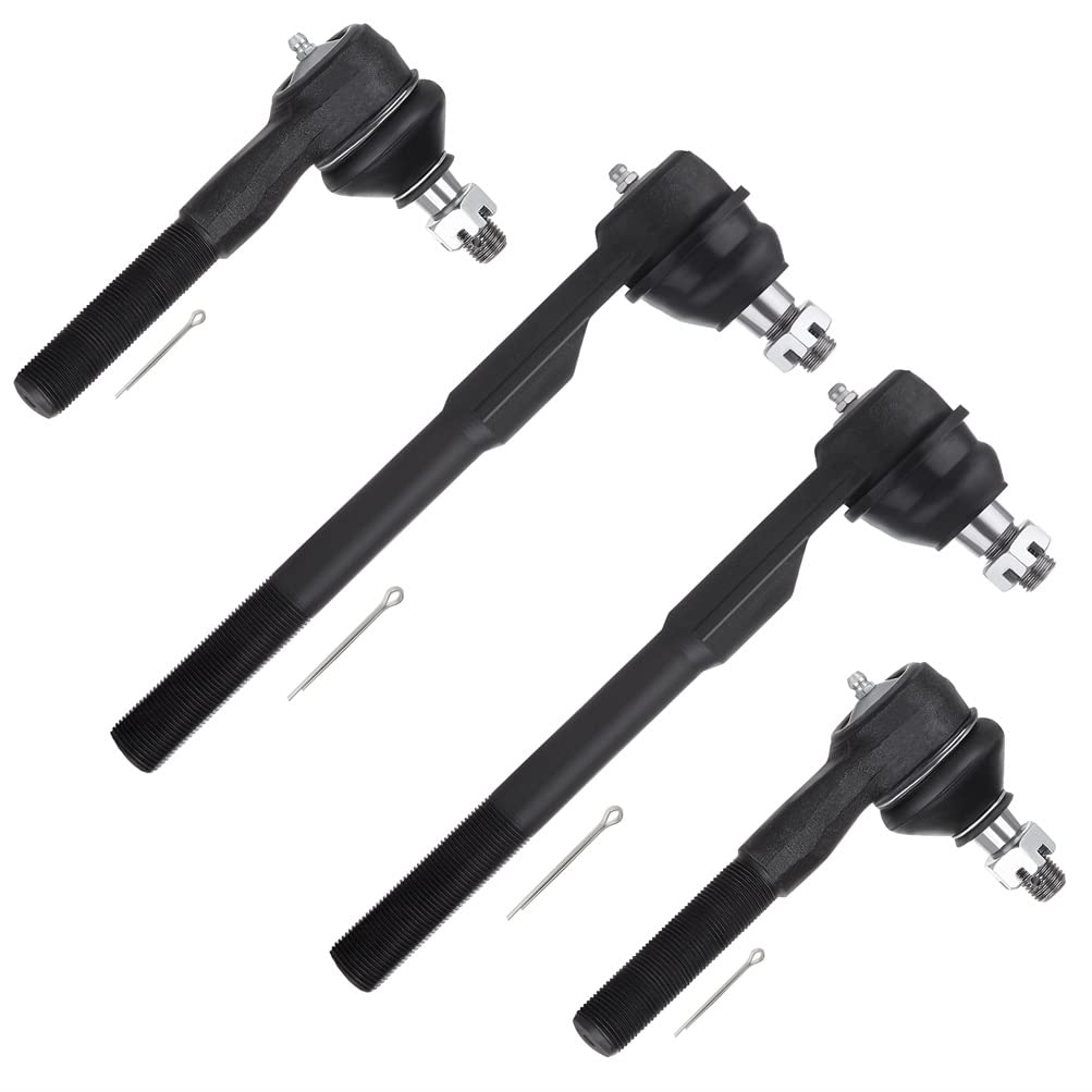 Photo 1 of SCITOO 4pcs RWD Suspension Kit For 2000-2001 For Dodge Ram 1500 2000-2002 Ram 2500 Ram 3500 - With Suspension Parts Inner Outer Tie Rod End