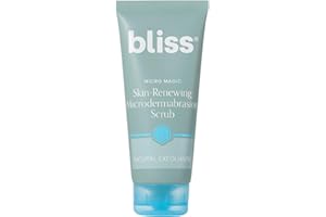 Bliss Micro Magic Skin-renewing Microdermabrasion Scrub | Smoothing Volcanic Pumice & Purifying Kaolin Clay | Refreshed Glow Straight-from-the-Spa | Tightens Pores & Brightens Skin | 3.4 fl oz