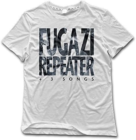 Mens Hipster Cotton Fugazi Album Repeater 3 Songs EP Cover T Shirts Tee