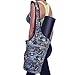 Soogus Yoga Bag for Mat, Yoga Mat Bag Canvas Patterns Yoga Bags and Carriers with Zipper Large Pocket Yoga Tote Fits Most Size Mats, Blue Black Yellow Patternsthumb 2