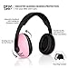 HearTek Small Baby/Kids Earmuffs Hearing Protection Travel Bag - Adjustable Padded Defender Noise Protector/Reduction - Soundproof Ear Muffs Babies Infants Toddlers
