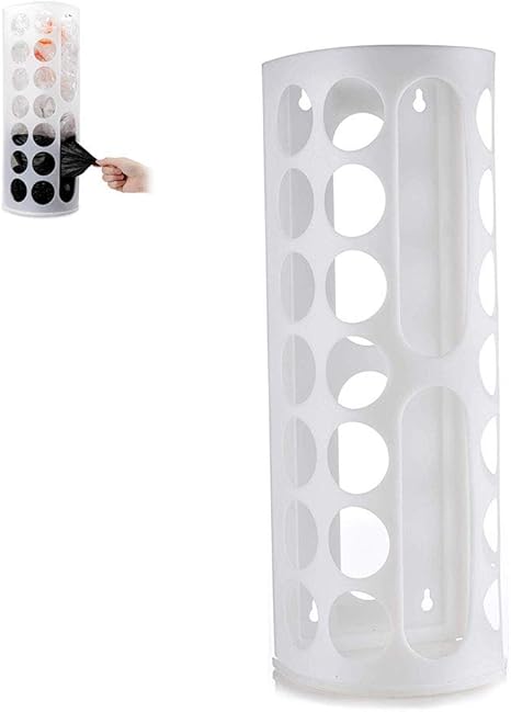 Amazon Surenhap ポリ袋ストッカー ゴミ袋ストッカー 壁掛け ネジ 粘着タイプ ゴミ袋収納 省スペース 簡単に設置 可愛いデザイン 買い物バッグ ネットバッグ ポリ袋収納 キッチン収納 キッチン用 ポリ袋ストッカー オンライン通販