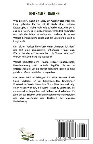 Heilsames Trauern Ein Erlebnisorientierter Ansatz Um Die Trauer Nach Dem Tod Eines Innig Geliebten Menschen Zu Verstehen Sie Als Normal Zu Begreifen Und Heilsam Zu Durchleben Amazon De Schiegerl Michael Bucher