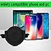 POP-F Car Mount for Phone Stand,Phone line Clasp,Car Phone Holder for Collapsible Grip/Socket Mount Users with 3M Sticky Adhesive Replacement Used on Dashboard, Home, Desk, Wall -2 Black (Black)