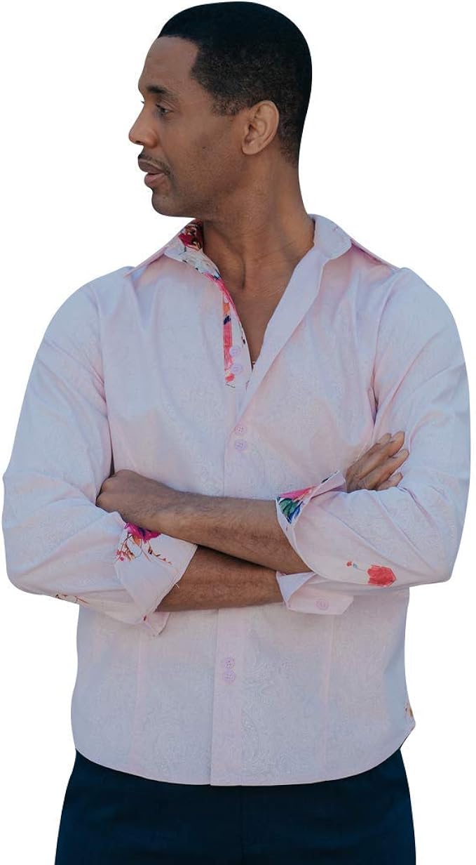 pink shirt matching jeans