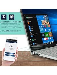 Lovin   Adaptador USB 4.0 con Bluetooth, compatible con Windows 10, 8.1 8,7, Vista, XP, 32 64 Bit para ordenador de sobremesa, portátil y ordenador
