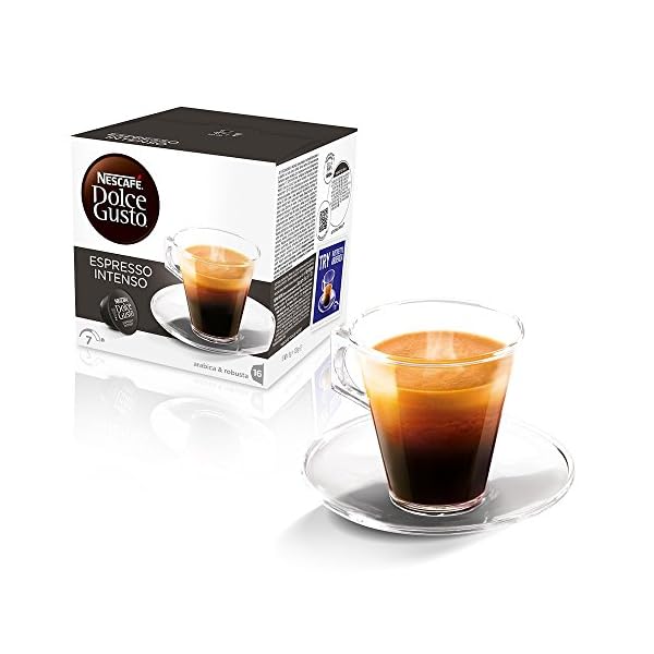Kaffeepads Kapseln Dolce Gusto Original Nescafe 'Caffe 128 ESPRESSO INTENSO