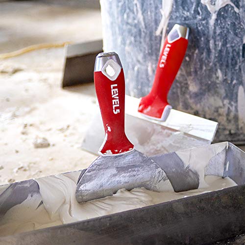 6" SoftGrip Carbon Steel Drywall Joint Knife LEVEL5 ProGrade