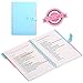 Spiral Notebook, 5 Subject Notebooks, Cute Diary, Wide Ruled Large Writing Paper, Colored Hardcover & Divider, 100 Sheets Wire Bound Notepad, 9.8