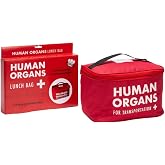 Diabolical DP1293 Human Organs Insulated Lunch Bag for Men - Funny Office Gifts for Coworkers, Nurse Lunch Bag, Desk Gifts for Men, Healthcare Worker Gifts, Paramedic Gifts, White Elephant Gifts
