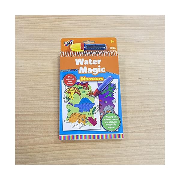 Galt Toys, Water Magic - Dinosaurs, Colouring Books for Children, Ages 3 Years Plus