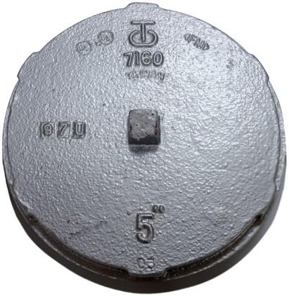 Shurjoint 71603G-G Ductile Iron Cap, Galvanize, 3"
