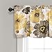 Diana Linen Leah Floral Window Curtain Valance, 18