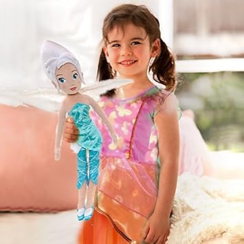 DISNEY TINKER BELL PERIWINKLE WINTER FEE PUPPE PLUSH SOFT DOLL
