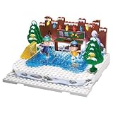 Cra-Z-Art Lite Brix The Peanuts Movie Skating Pond Construction Building Set