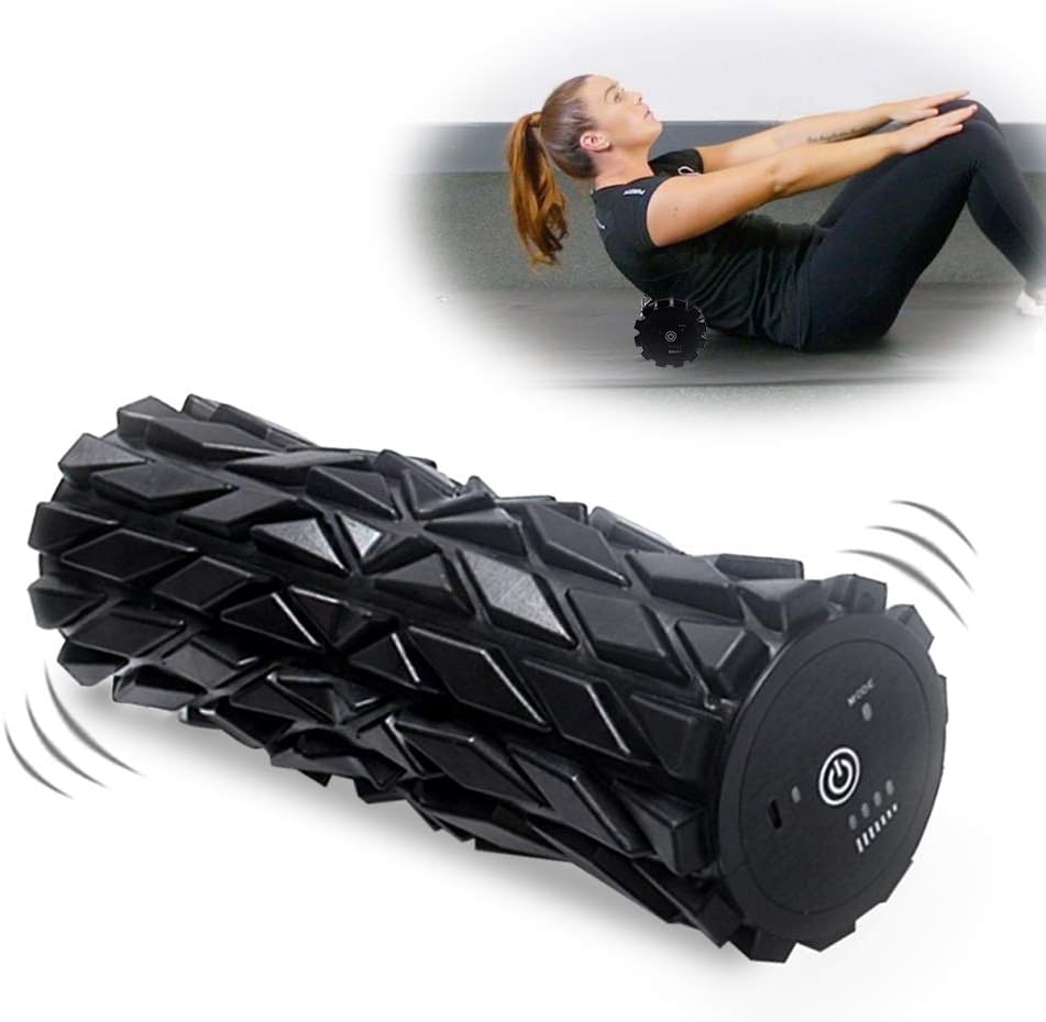 Wolady Electric Massage Roller Muscle Foam Stick Roller for Deep Tissue