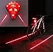 Cycling Bicycle Bike Rear Tail Safety Warning 8 LED+ 2 Laser Flashing Lamp Light