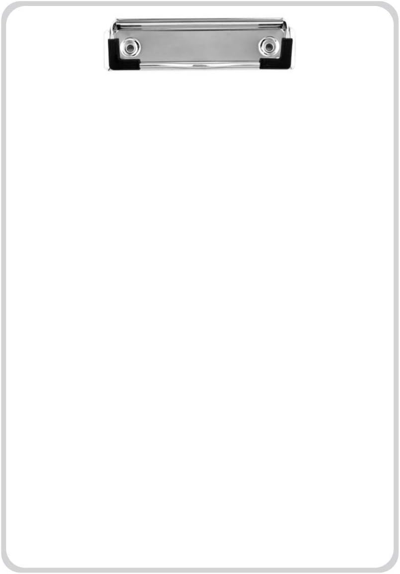 PAPER PLANE DESIGN Plastic Unbreakable Exam Pad (Transparent)