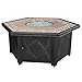 Endless Summer, GAD1380SP, LP Gas Outdoor Firebowl with Decorative Tile Mantel