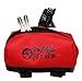 Primal Pet Gear Dog Poop Bag Holder Red, Leash Attachment Dispenser, 20 Bags Included Roll, Lightweight, Fits Any Dogs Lead, for Easy, Responsible Doggy Walking