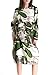 ELLAZHU Women Spring Cotton&Linen Bohemia Print Midi Dress Onesize SZ272