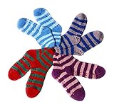 Clever Yoga Fuzzy Fluffies Socks With Anti-Slip Dots
