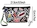 Yonger Cute Waterproof Cosmetic Pouch Travel Case Make up Bag for Women Girl Accessory Organizer with Strap