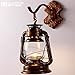 INJUICY Kerosene Wall lantern Light, Vintage Metal & Glass Wall Sconce Lights for Bedroom Living, Dining Room, Cafe Bar, Hallway Décor