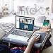 HUANUO Lap Desk – Fits up to 17 inches Laptop Desk, Built in Mouse Pad & Wrist Pad for Notebook, MacBook, Tablet, Laptop Stand with Tablet, Pen & Phone Holderthumb 1