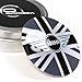 GoBadges WA02 Black Jack Wheel Cap for Mini Cooper
