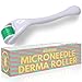 Derma Roller by Rêveuse (.25mm) with TITANIUM micro needles - Facilitate EXFOLIATION of the skin, Serum Absorption - Safe HOME skin care BEAUTY routine for facial refresh