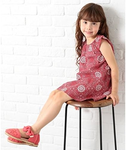 Amazon エニィファム キッズ Any Fam Kids Kids バンダナ柄 ワンピース レッド系5 80 ガールズ 通販
