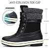 Mishansha-Womens-Snow-Boots-Outdoor-Warm-Mid-Calf-Booties-Anti-Skid-Water-Resistant-Winter-Shoes