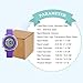 My-Watch Girls Digital Watch Sport Waterproof Kids Outdoor Stopwatch LED Luminescent Wrist Watches (Purple)