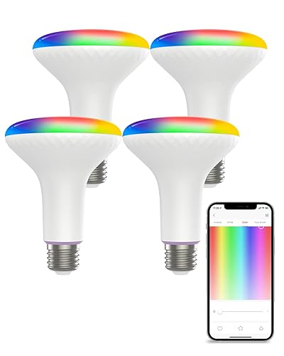 YEELIGHT Flood Light Bulbs, LED Light Bulb, Smart Bulbs That