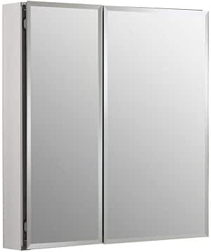 Amazon Com Kohler K Cb Clc2526fs Frameless 25 Inch X 26 Inch Aluminum Bathroom Medicine Cabinet Recess Or Surface Mount Home Improvement