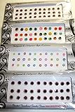 MEGA PACK Bindis with 120 round Bindis Assorted in multi Color Wholesale Bindi DEALS -Ships from New York- BB8