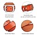 Vonsely Soft Wide Leather Belt for Jeans Shorts, Classic Plain Pattern Trousers Leather Belt with Metal Buckle, Black Belt 115CM
