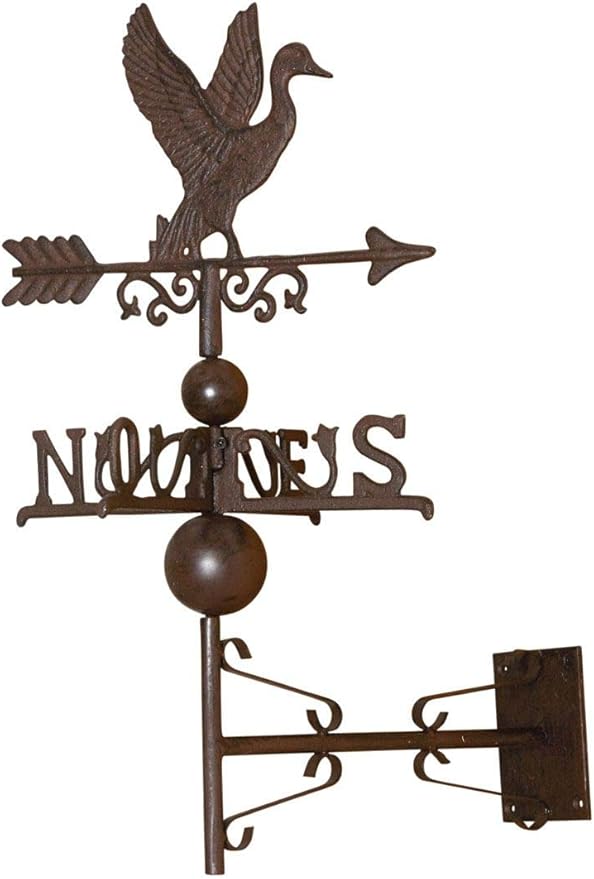 Aubrygaspard Girouette Chat En Fonte Jardin Girouettes