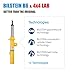 Bilstein B6 Series 4 Shocks Kit for 03-'12 Ford E-450 Super Duty Ride Monotube replacement Gas Charged Shock absorbers part number 33-187570, 33-176857