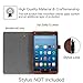 Fintie Folio Case for Amazon Fire HD 8 Tablet (7th/8th Generation, 2017/2018 Release) - Slim Fit Premium Vegan Leather Standing Protective Cover, Antique Bronze