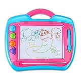 BeebeeRun Drawing Doodle Board,Magnetic Writing Board Game-Erasable Colorful Education Sketching Learning Notepad Toys for Toddlers Kids, STEM Toys for 3 4 5 6 7 Year Old Girls Boys