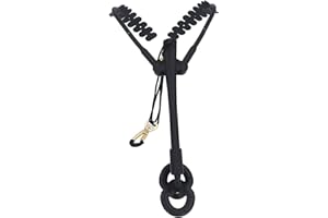 CYSFETENA Adjustable Saxophone Neck Strap, Double Shoulder Harness with 360° Swivel & Metal Snap Hook, Comfortable Sax Shoulder Strap for Alto & Tenor Saxophones