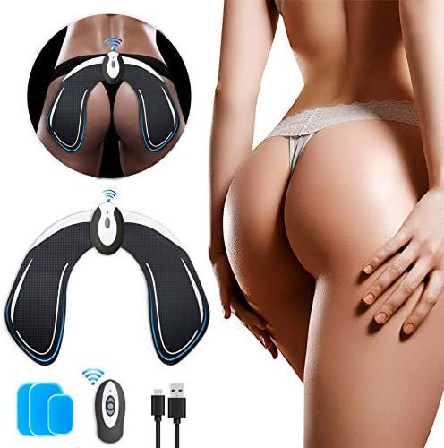 Hips EMS Muscle Stimulator,Electrical Hip Trainer Muscles Toner Abs Trainer 6 Modes Smart Easy Hip Trainer Fitness Training Gear Home Office Ab Workout Equipment Machine Buttocks Butt Stimulator